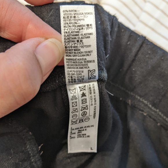 American Apparel rayon wide leg pant - Picture 5 of 9